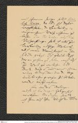 Nachlass Franz Steindachner, Brief von Ludwig Heinrich Philipp Döderlein an Franz Steindachner (23.03.1896), Inv.Nr. 109.06, Seite 2